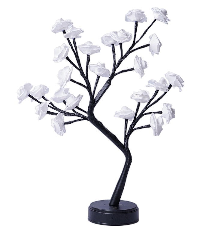 USB-Powered 3D Rose Tree Table Lamp
