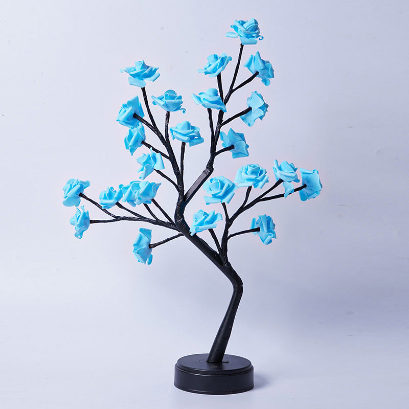 USB-Powered 3D Rose Tree Table Lamp