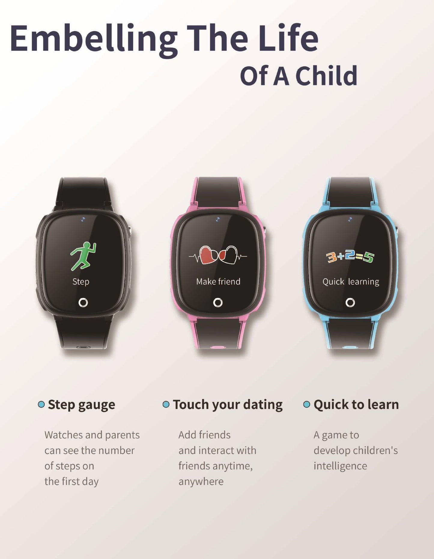 Kids Smart Phone Watch