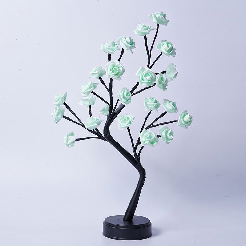 USB-Powered 3D Rose Tree Table Lamp