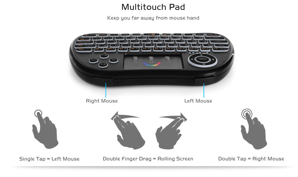 Télécommande tactile
