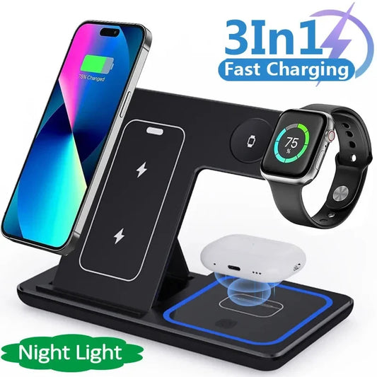 Chargeur sans fil rapide et pliable pour smartphone